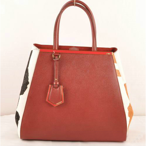 F2552L Fendi 2Jours Saffiiano crine pelle Borsa F2552L